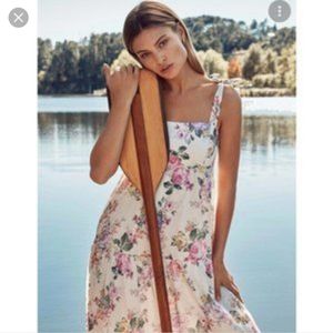 House of Harlow 1960 floral linen maxi dress I'm size small.